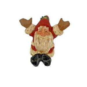 Christmas. David Frykman - Santa Is Coming To Town 1995- Shelf Sitter, Resin